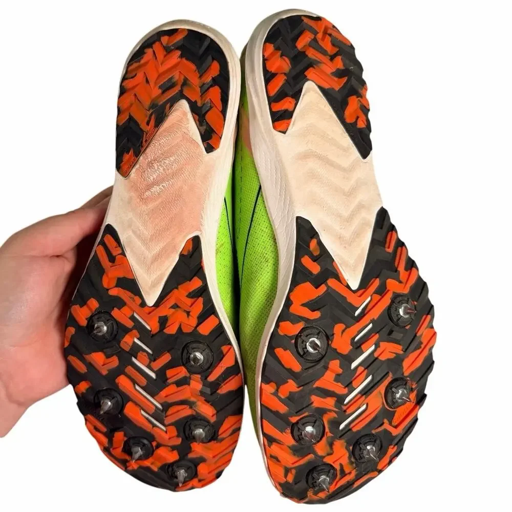 Brooks Draft XC Cross Country Running Shoes Green Gecko Unisex Spikes M 9.5 W 11